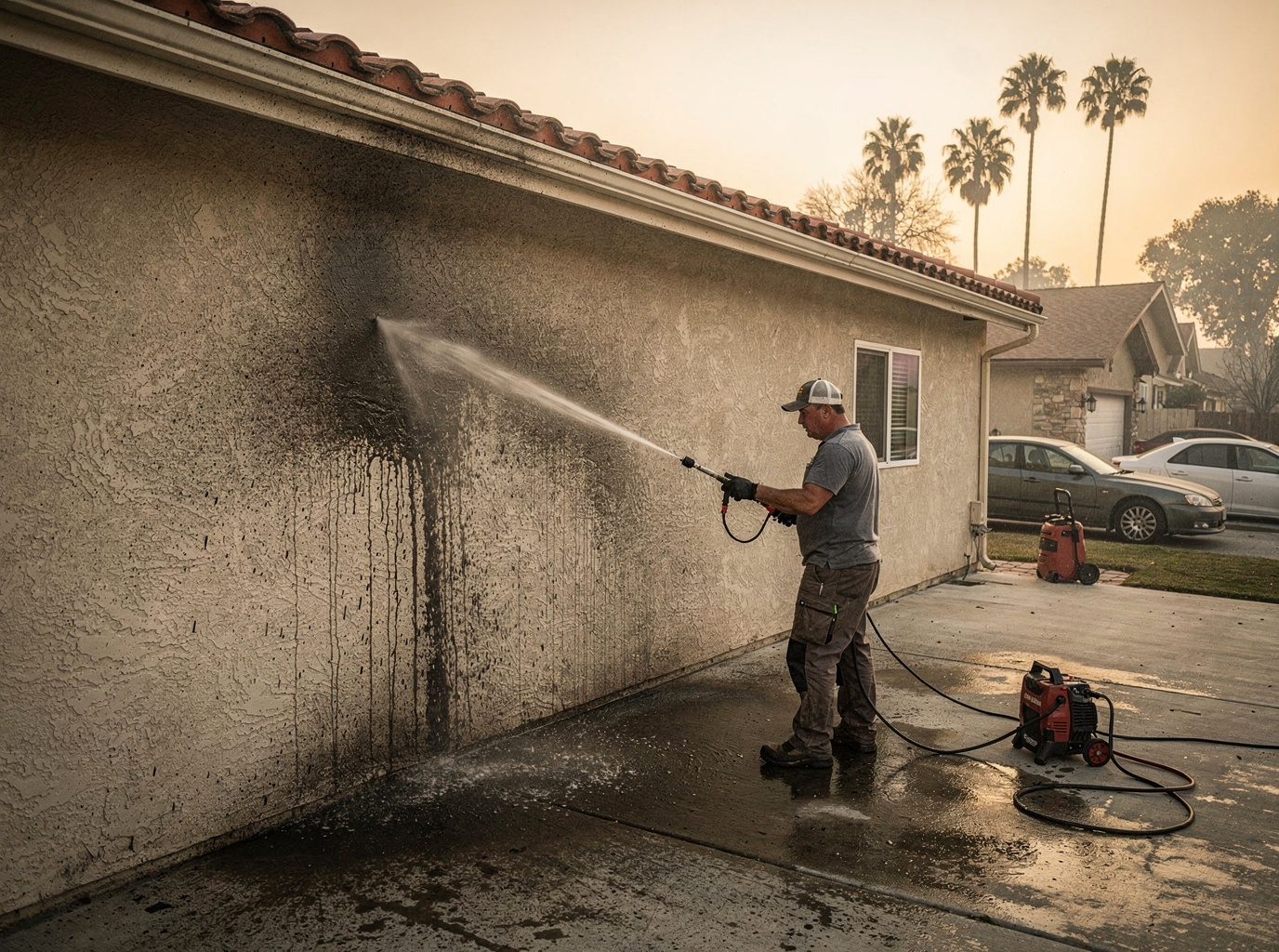 How to Remove Wildfire Ash from Los Angeles Home Exteriors